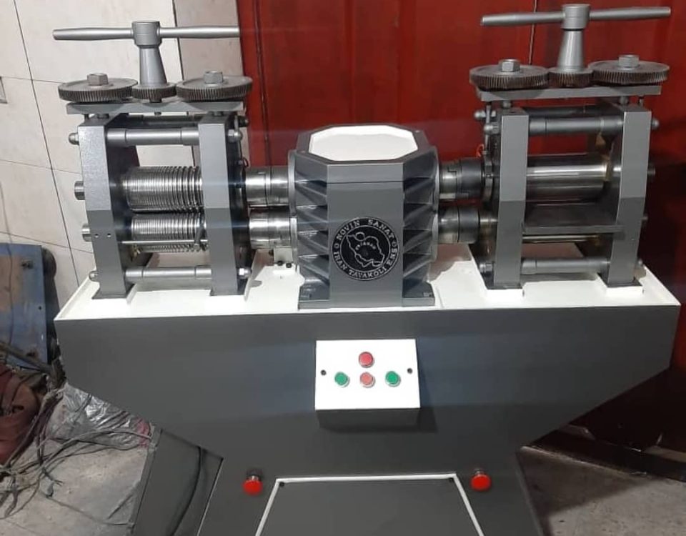 نورد دو طرفه طلاسازی